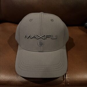 Maxfli Mens‎ Golf Hat Charcoal Grey Adjustable Performance Baseball Cap NWT